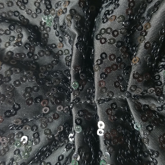 Top Secret Sequin Bandeau Black Size L - Picture 7 of 7